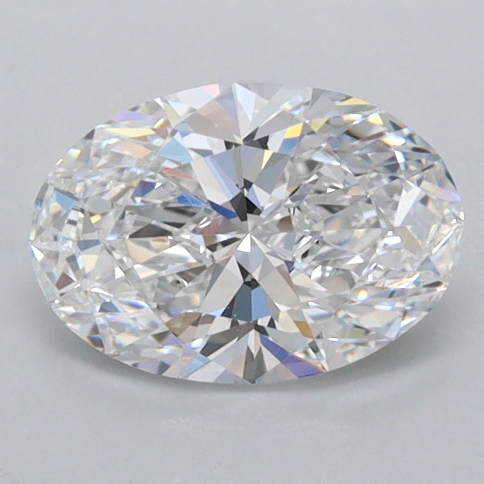 1.18 Carat Oval Shaped, Ideal Cut, D Color, FL Clarity, IGI Certified Lab Grown Diamond