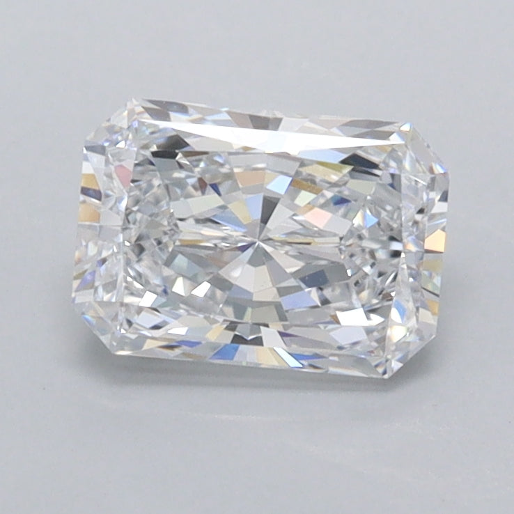 1.00 Carat Radiant Shaped, Ideal Cut, D Color, FL Clarity, IGI Certified Lab Grown Diamond