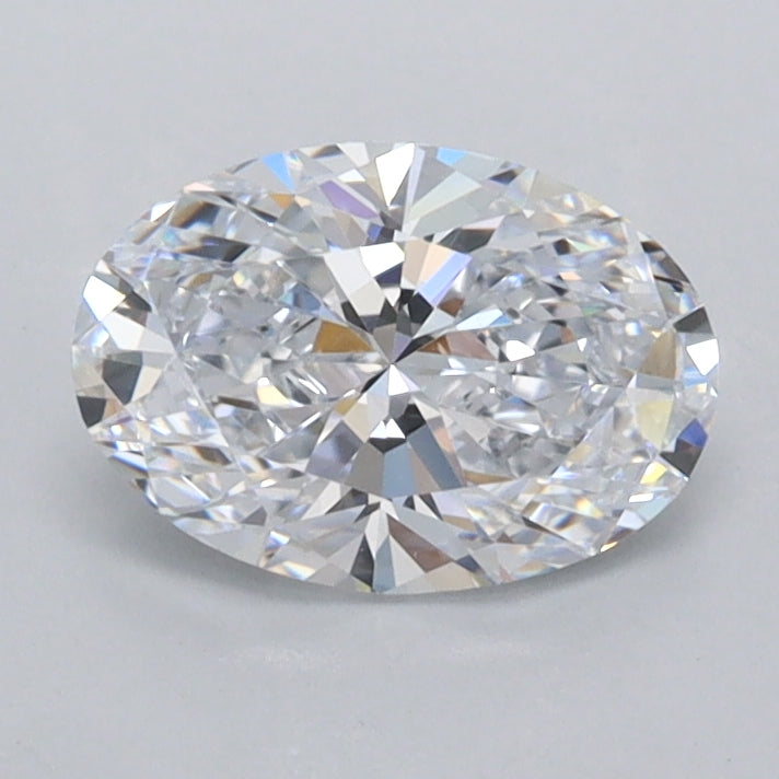 1.03 Carat Oval Shaped, Ideal Cut, D Color, FL Clarity, IGI Certified Lab Grown Diamond
