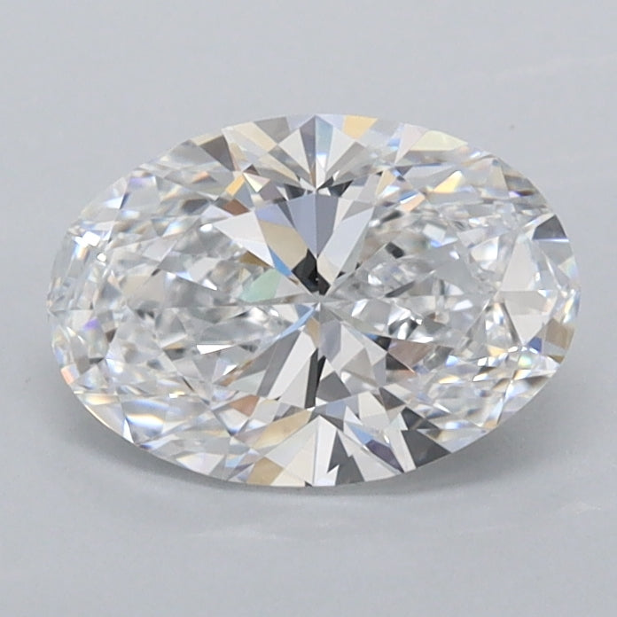 1.02 Carat Oval Shaped, Ideal Cut, D Color, FL Clarity, IGI Certified Lab Grown Diamond