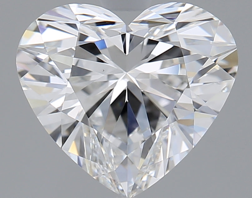 2.03 Carat Heart Shaped, Ideal Cut, D Color, VVS1 Clarity, IGI Certified Lab Grown Diamond