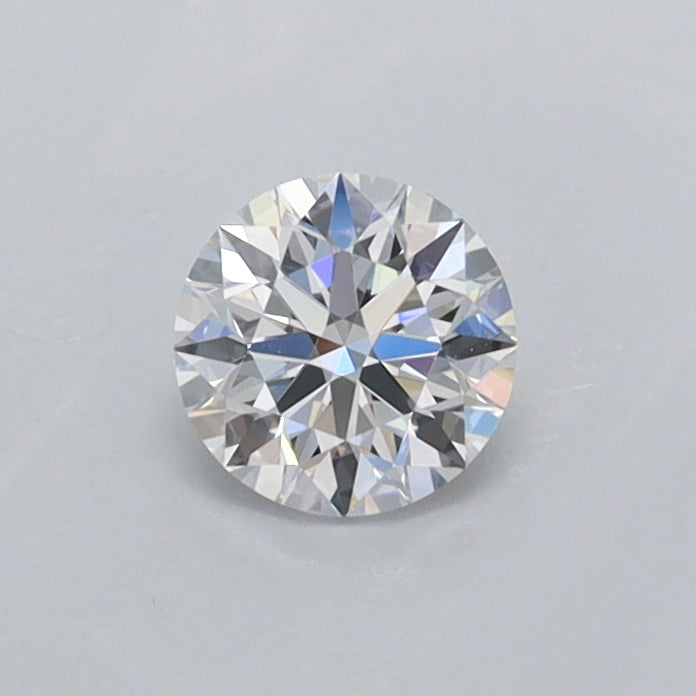 0.39 Carat Round Shaped, Ideal Cut, D Color, VVS2 Clarity, IGI Certified Lab Grown Diamond