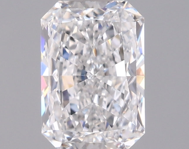 0.98 Carat Radiant Shaped, Excellent Cut, D Color, VVS2 Clarity, IGI Certified Lab Grown Diamond