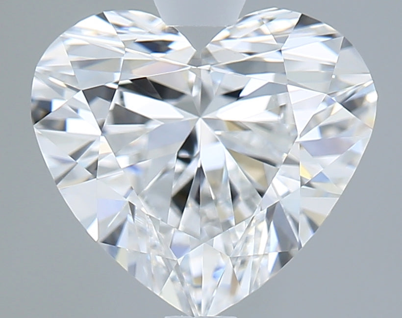 1.50 Carat Heart Shaped, Ideal Cut, D Color, VVS2 Clarity, IGI Certified Lab Grown Diamond