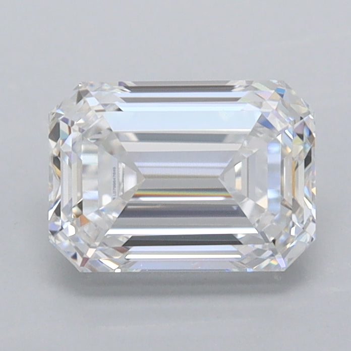 1.30 Carat Emerald Shaped, Ideal Cut, D Color, FL Clarity, IGI Certified Lab Grown Diamond