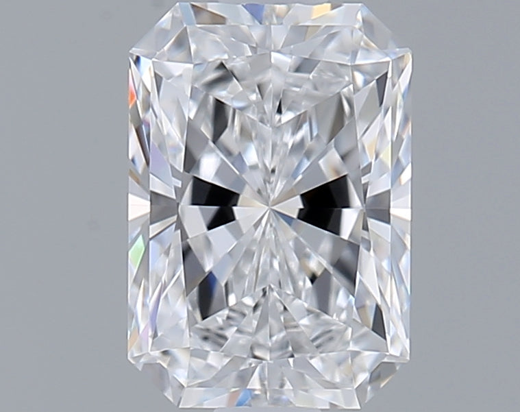 1.06 Carat Radiant Shaped, Excellent Cut, D Color, VVS1 Clarity, IGI Certified Lab Grown Diamond