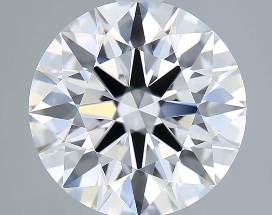 1.97 Carat Round Shaped, Ideal Cut, D Color, VVS1 Clarity, IGI Certified Lab Grown Diamond