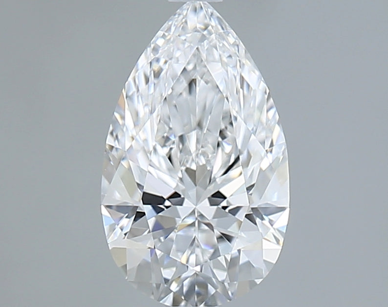 1.13 Carat Pear Shaped, Excellent Cut, D Color, VVS1 Clarity, IGI Certified Lab Grown Diamond