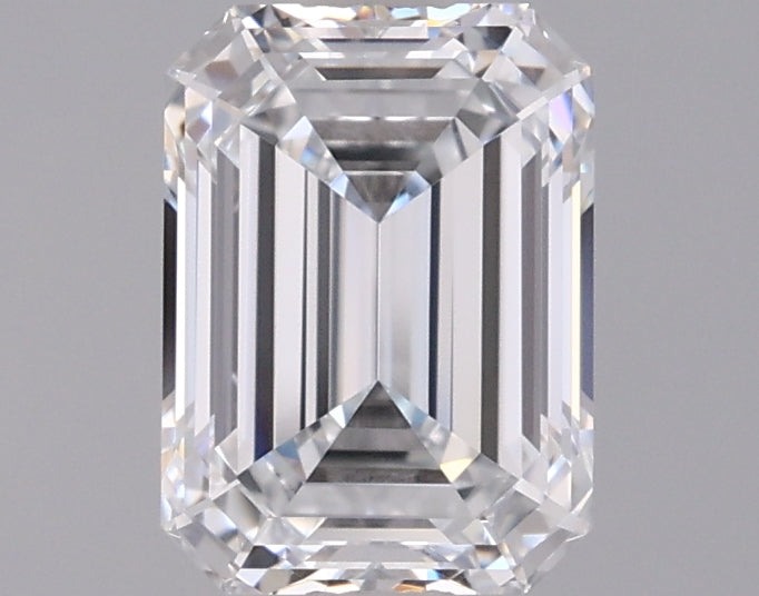 1.53 Carat Emerald Shaped, Ideal Cut, D Color, VVS1 Clarity, IGI Certified Lab Grown Diamond