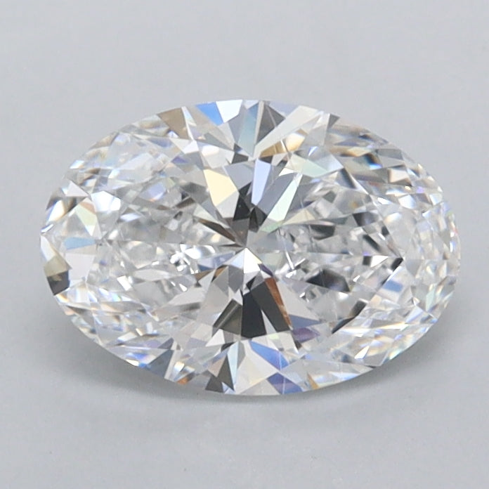 1.01 Carat Oval Shaped, Ideal Cut, D Color, IF Clarity, IGI Certified Lab Grown Diamond