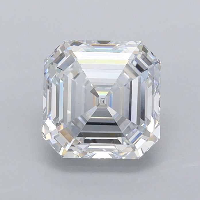 1.02 Carat Asscher Shaped, Ideal Cut, D Color, FL Clarity, IGI Certified Lab Grown Diamond