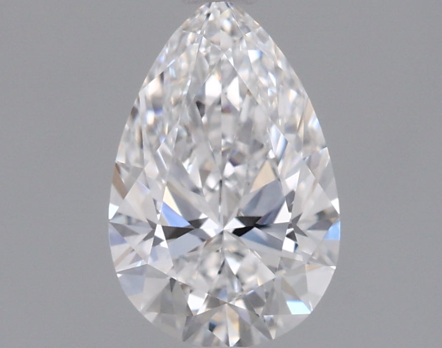 0.98 Carat Pear Shaped, Ideal Cut, D Color, VVS1 Clarity, IGI Certified Lab Grown Diamond