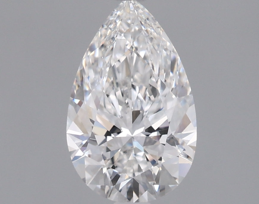 0.94 Carat Pear Shaped, Ideal Cut, D Color, VVS1 Clarity, IGI Certified Lab Grown Diamond