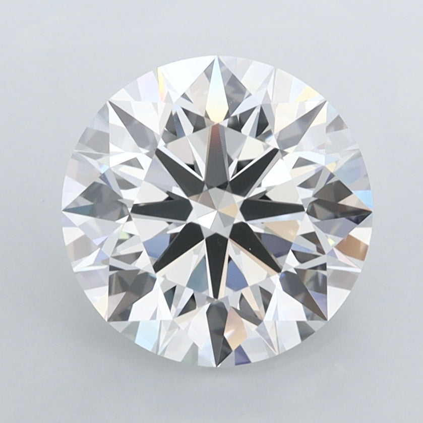 2.33 Carat Round Shaped, Ideal Cut, E Color, FL Clarity, IGI Certified Lab Grown Diamond