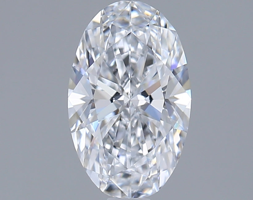 0.99 Carat Oval Shaped, Ideal Cut, D Color, VVS2 Clarity, IGI Certified Lab Grown Diamond