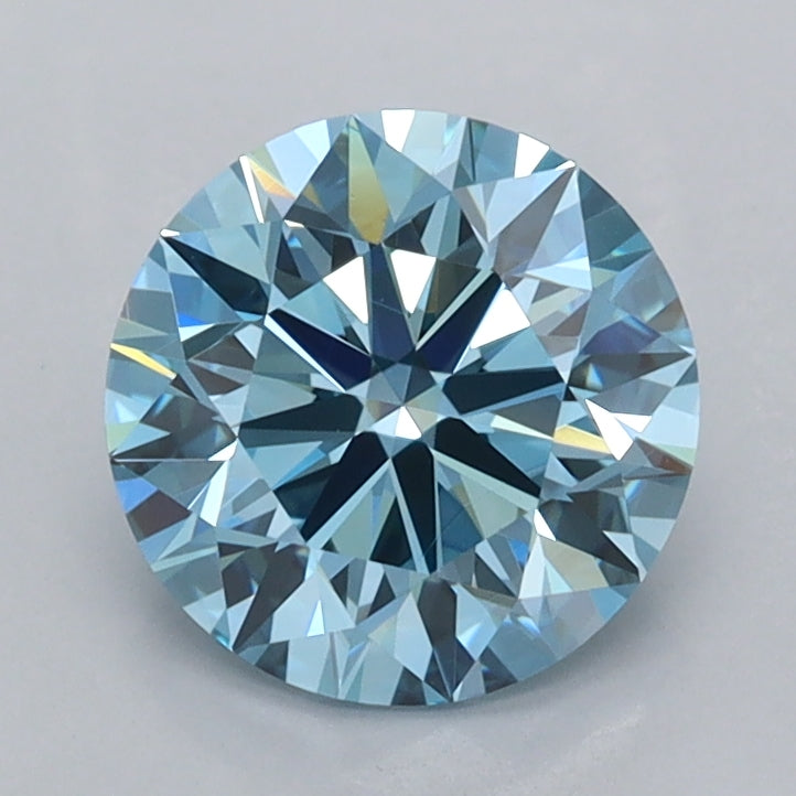 1.51 Carat Round Shaped, Ideal Cut, VVS2 Clarity, IGI Certified Lab Grown Diamond