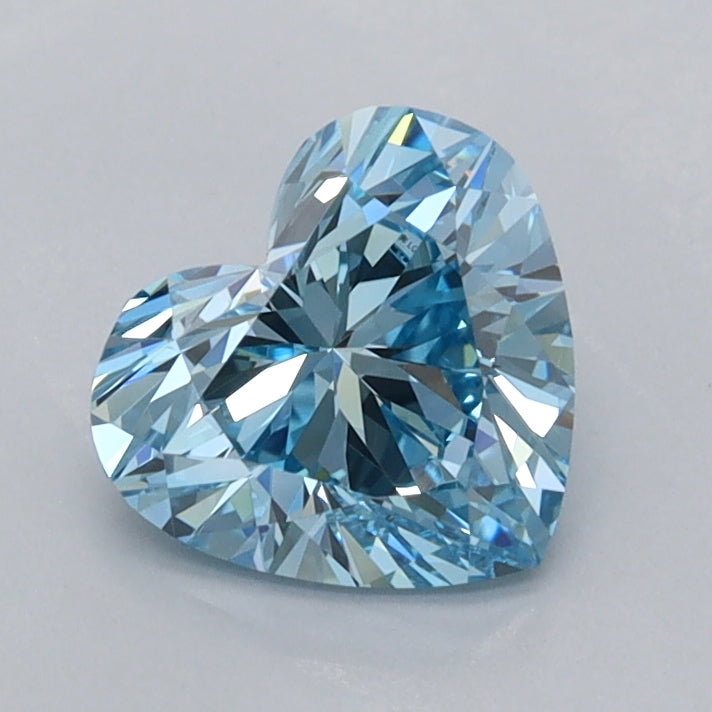 1.05 Carat Heart Shaped, Ideal Cut, VVS2 Clarity, IGI Certified Lab Grown Diamond