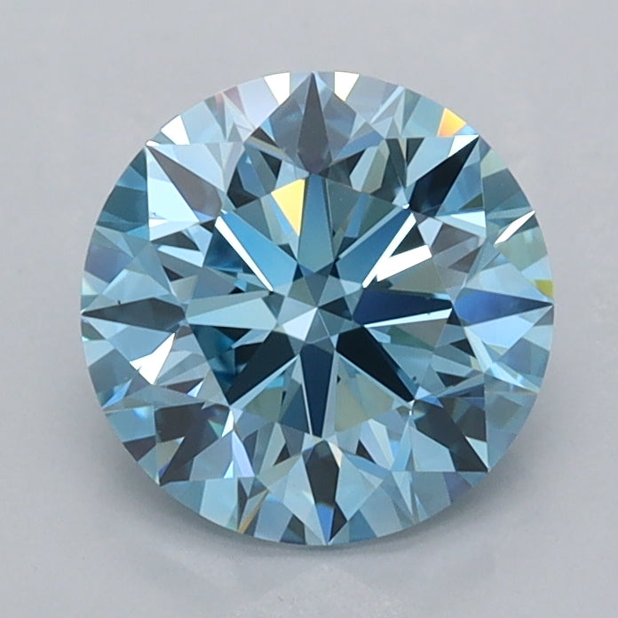 1.45 Carat Round Shaped, Ideal Cut, VVS2 Clarity, IGI Certified Lab Grown Diamond