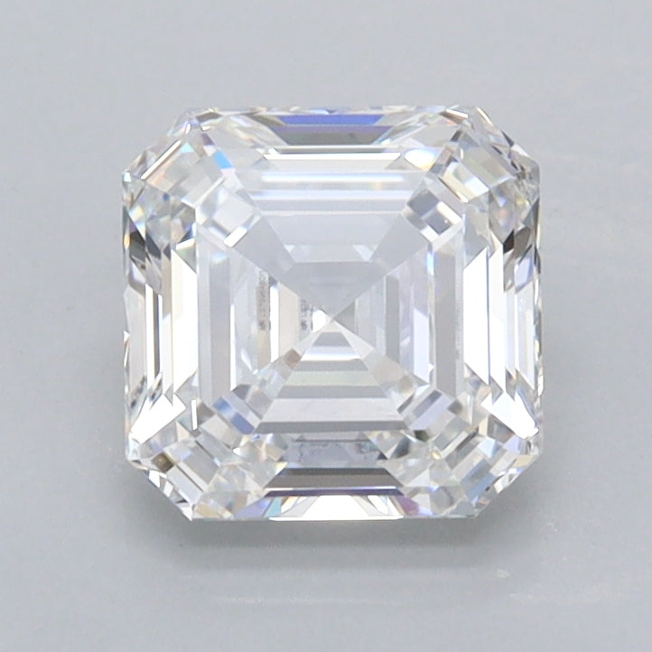 1.34 Carat Asscher Shaped, Excellent Cut, D Color, FL Clarity, IGI Certified Lab Grown Diamond