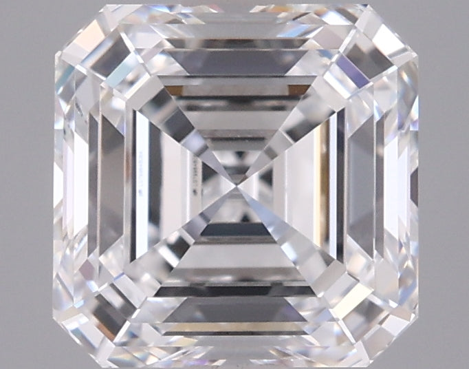 2.08 Carat Asscher Shaped, Ideal Cut, D Color, VVS1 Clarity, IGI Certified Lab Grown Diamond