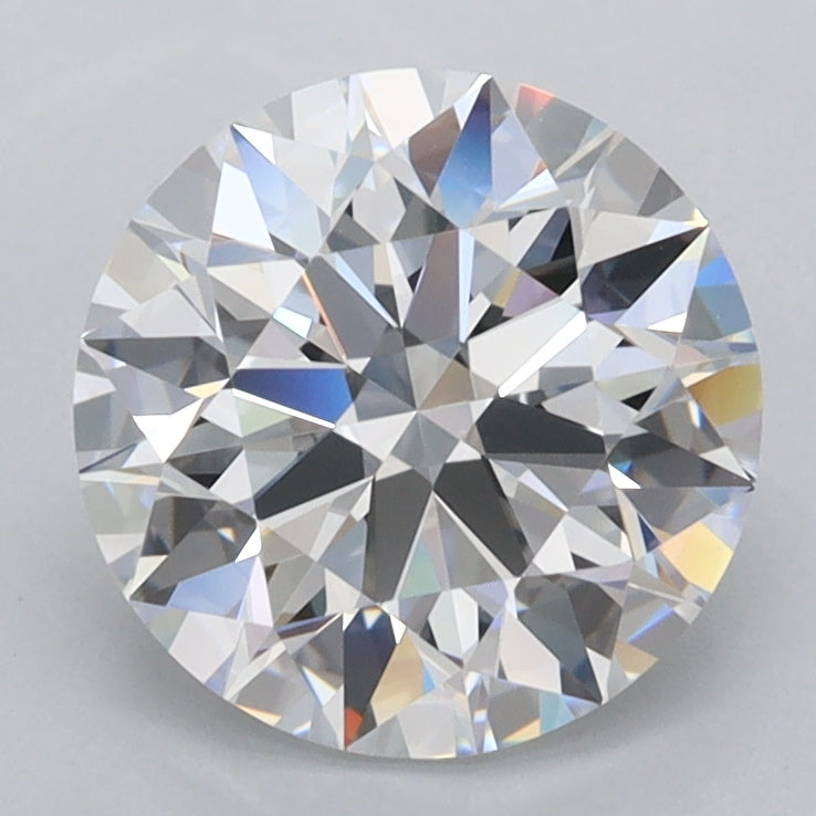 2.31 Carat Round Shaped, Ideal Cut, D Color, FL Clarity, IGI Certified Lab Grown Diamond