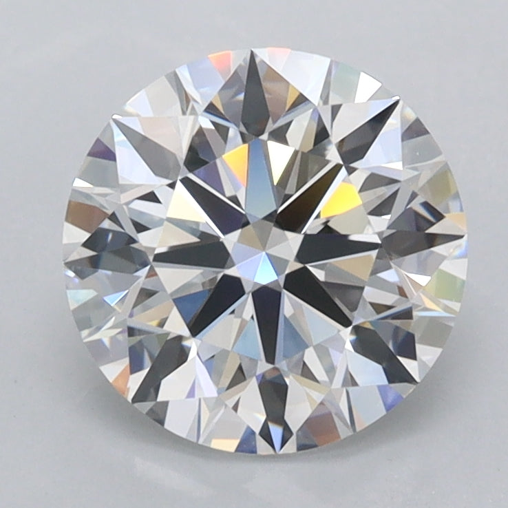 1.93 Carat Round Shaped, Ideal Cut, D Color, FL Clarity, IGI Certified Lab Grown Diamond
