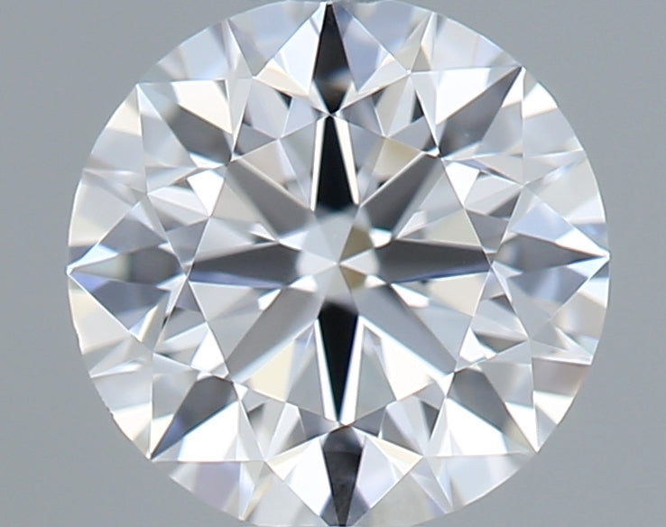 0.39 Carat Round Shaped, Ideal Cut, D Color, VVS2 Clarity, IGI Certified Lab Grown Diamond