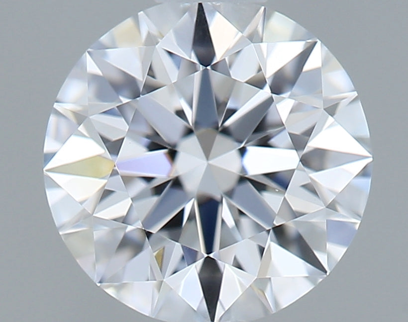 0.53 Carat Round Shaped, Ideal Cut, D Color, VVS2 Clarity, IGI Certified Lab Grown Diamond