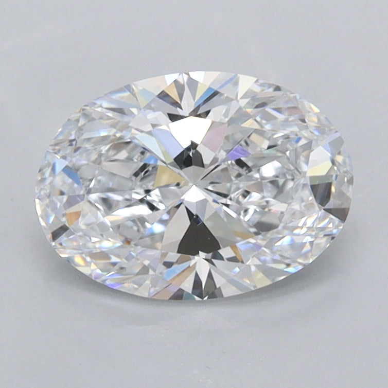 1.18 Carat Oval Shaped, Ideal Cut, D Color, FL Clarity, IGI Certified Lab Grown Diamond