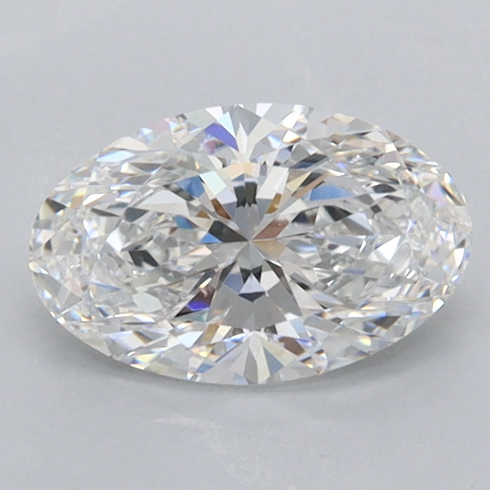 1.02 Carat Oval Shaped, Ideal Cut, E Color, FL Clarity, IGI Certified Lab Grown Diamond