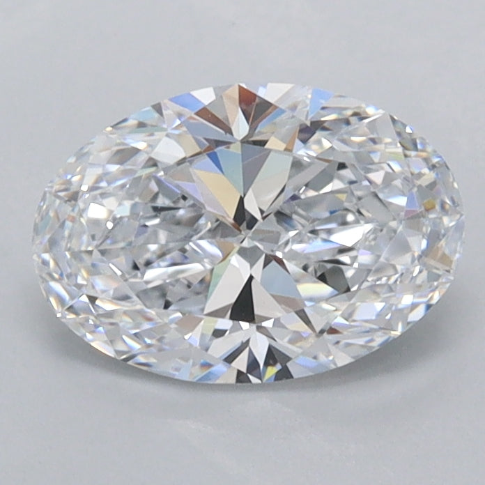 1.11 Carat Oval Shaped, Ideal Cut, D Color, VVS1 Clarity, IGI Certified Lab Grown Diamond
