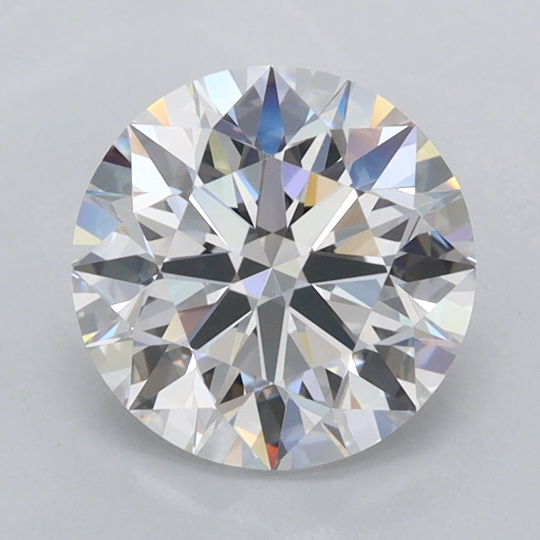 1.93 Carat Round Shaped, Ideal Cut, D Color, VVS1 Clarity, IGI Certified Lab Grown Diamond