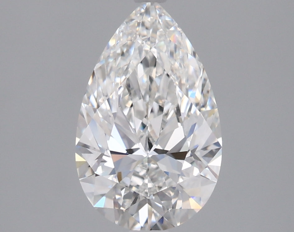 1.51 Carat Pear Shaped, Excellent Cut, E Color, VVS1 Clarity, IGI Certified Lab Grown Diamond
