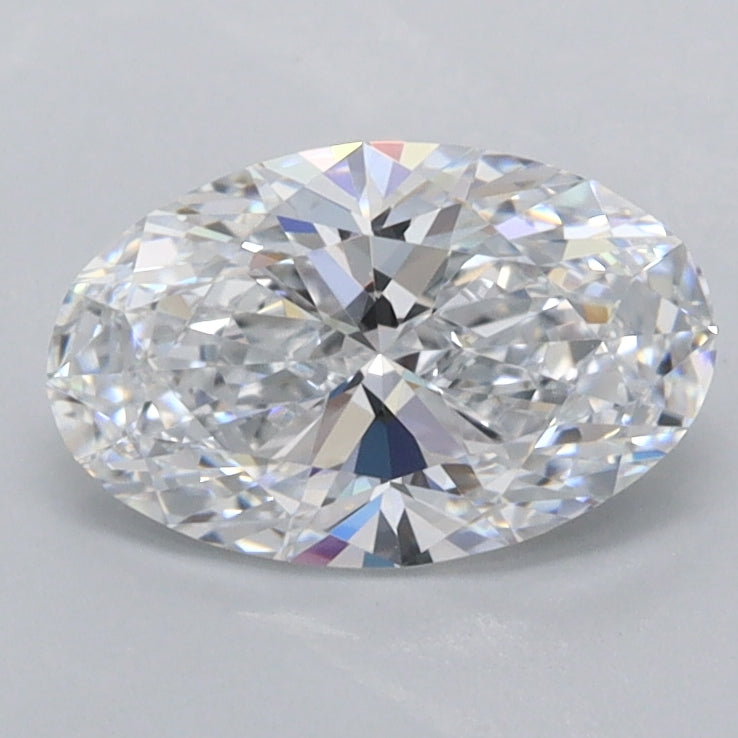 1.19 Carat Oval Shaped, Ideal Cut, D Color, VVS1 Clarity, IGI Certified Lab Grown Diamond