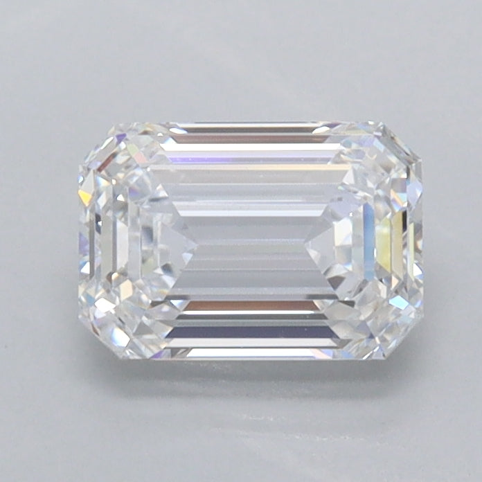 1.01 Carat Emerald Shaped, Excellent Cut, D Color, FL Clarity, IGI Certified Lab Grown Diamond
