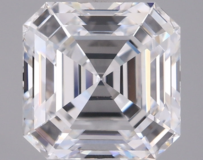 1.94 Carat Asscher Shaped, Ideal Cut, D Color, VVS1 Clarity, IGI Certified Lab Grown Diamond