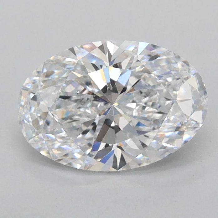 1.07 Carat Oval Shaped, Ideal Cut, D Color, FL Clarity, IGI Certified Lab Grown Diamond