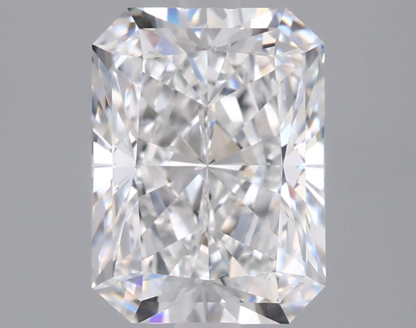 1.83 Carat Radiant Shaped, Ideal Cut, D Color, VVS1 Clarity, IGI Certified Lab Grown Diamond