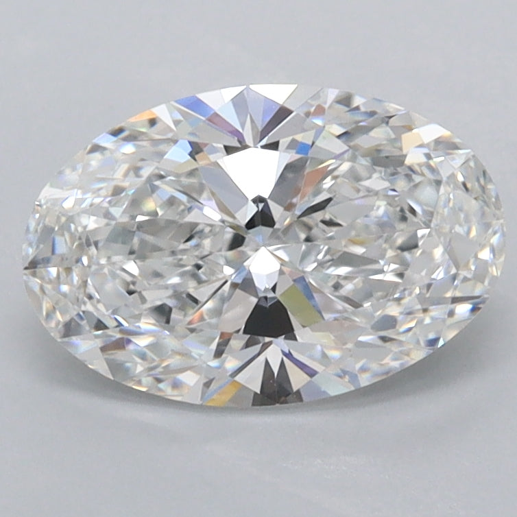 1.51 Carat Oval Shaped, Ideal Cut, D Color, VVS1 Clarity, IGI Certified Lab Grown Diamond