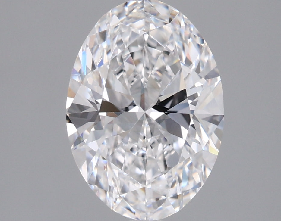 1.46 Carat Oval Shaped, Ideal Cut, D Color, VVS1 Clarity, IGI Certified Lab Grown Diamond