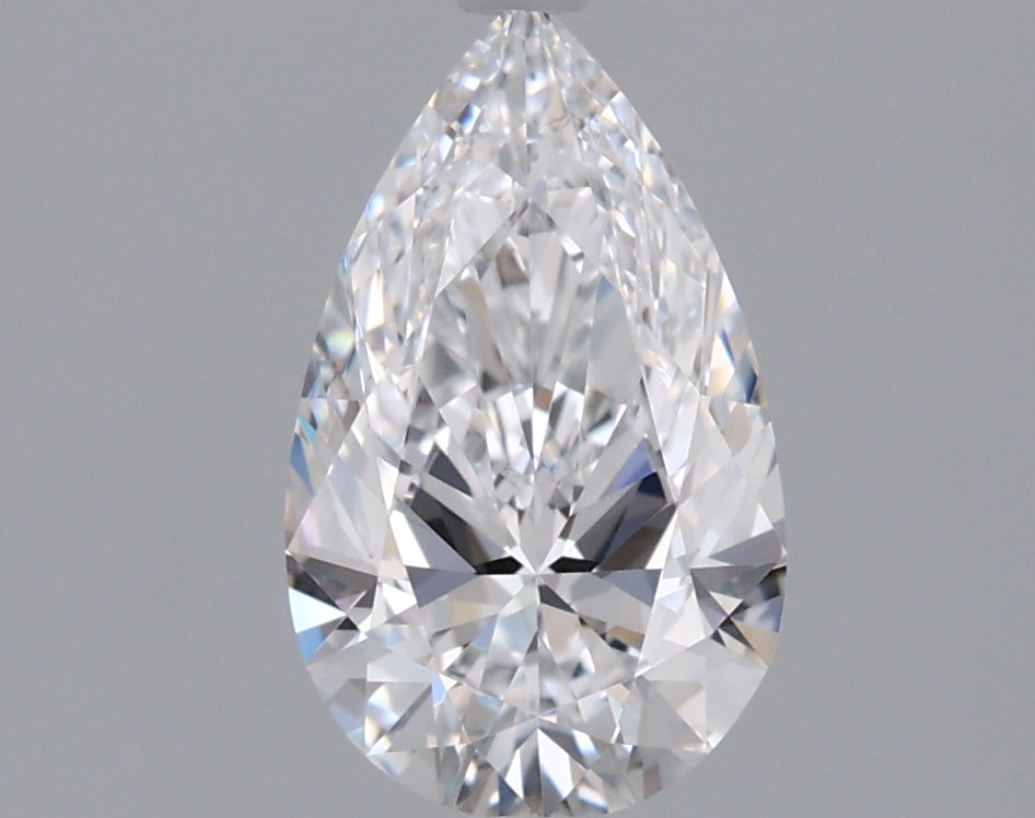 1.05 Carat Pear Shaped, Ideal Cut, D Color, VVS1 Clarity, IGI Certified Lab Grown Diamond