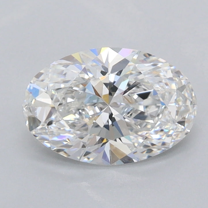 1.02 Carat Oval Shaped, Excellent Cut, E Color, FL Clarity, IGI Certified Lab Grown Diamond