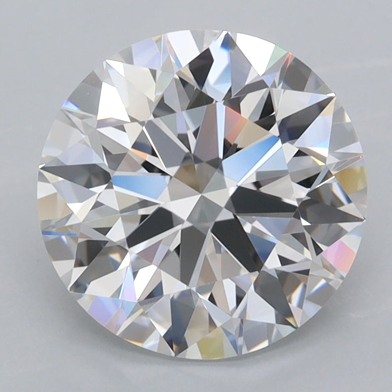 2.82 Carat Round Shaped, Ideal Cut, D Color, FL Clarity, IGI Certified Lab Grown Diamond