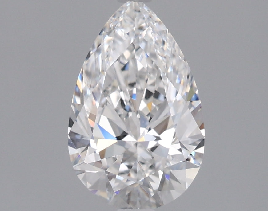 0.96 Carat Pear Shaped, Ideal Cut, D Color, VVS1 Clarity, IGI Certified Lab Grown Diamond