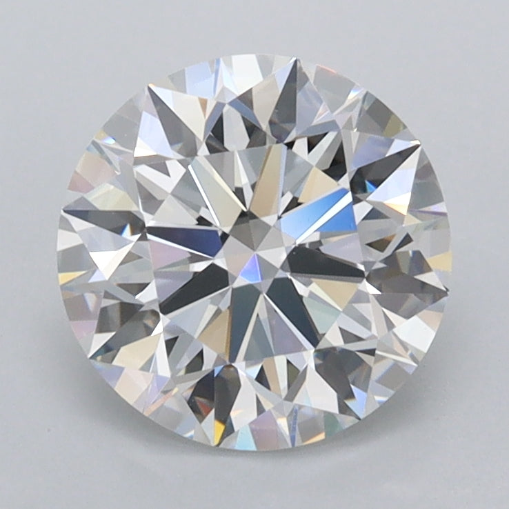 1.80 Carat Round Shaped, Ideal Cut, D Color, FL Clarity, IGI Certified Lab Grown Diamond