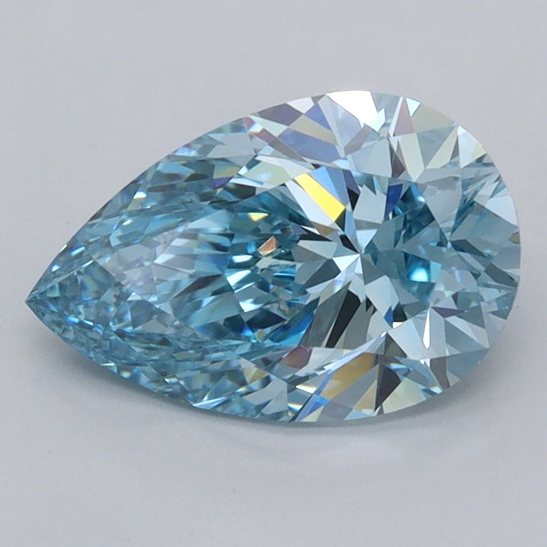 1.56 Carat Pear Shaped, Excellent Cut, VVS1 Clarity, IGI Certified Lab Grown Diamond
