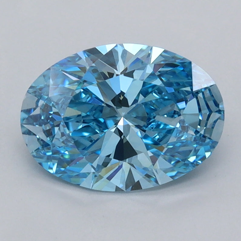 1.51 Carat Oval Shaped, Ideal Cut, VVS1 Clarity, IGI Certified Lab Grown Diamond