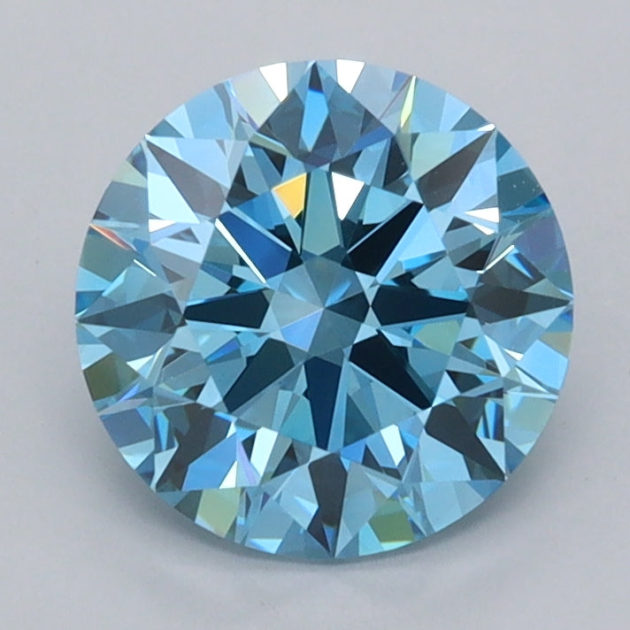 1.67 Carat Round Shaped, Ideal Cut, VVS1 Clarity, IGI Certified Lab Grown Diamond