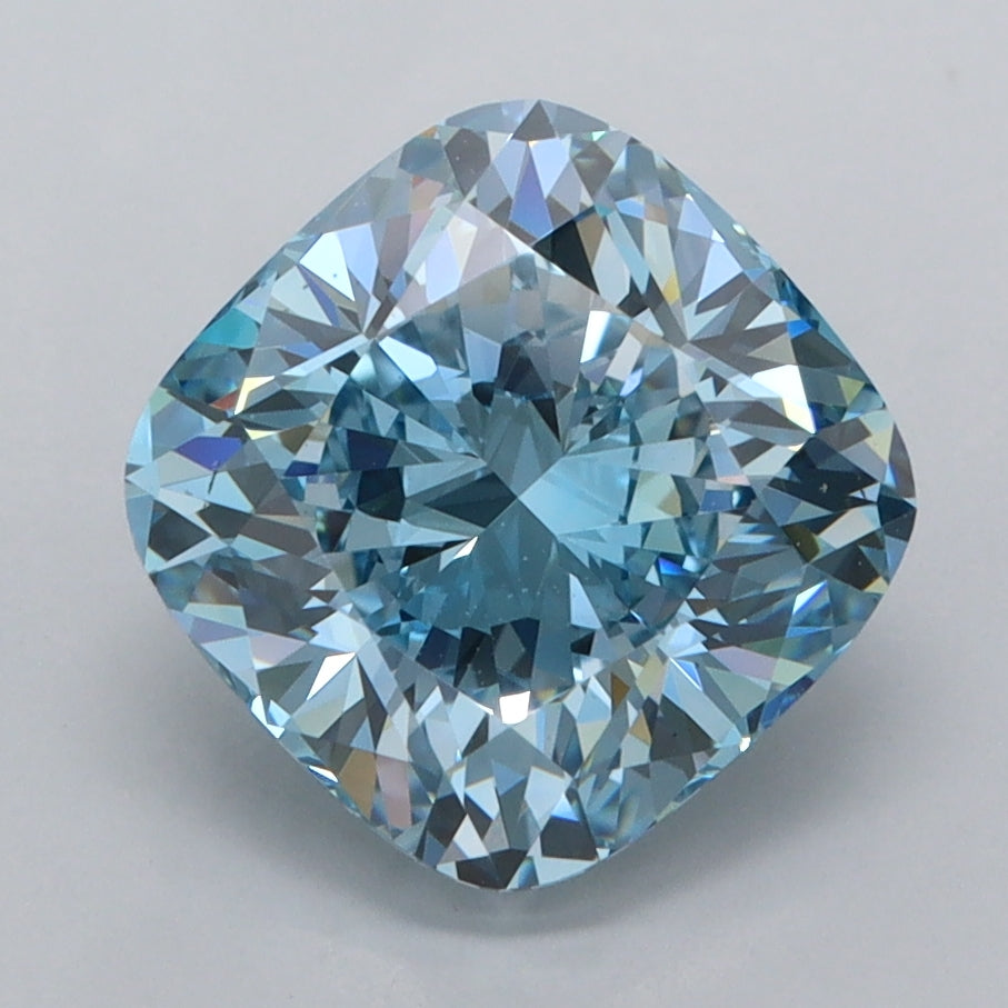 3.21 Carat Cushion Shaped, Ideal Cut, VVS1 Clarity, IGI Certified Lab Grown Diamond