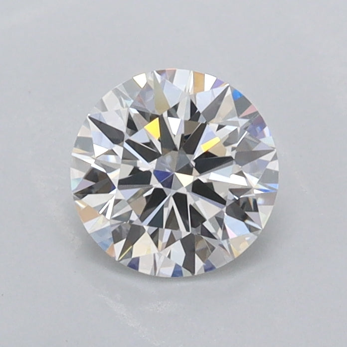 0.68 Carat Round Shaped, Ideal Cut, D Color, VVS1 Clarity, IGI Certified Lab Grown Diamond